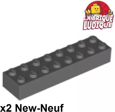 Buy LEGO 2x Brick 2x8 8x2 Dark Grey/Dark Bluish Gray 3007 New • 3.28£