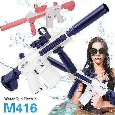 Buy Electric Water Guns Pistol For Adults Children Summer Pool Beach Toy Outdoor Hot • 6.99£