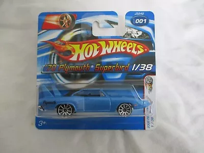 Buy Hot Wheels 2006 First Editions '70 Plymouth Superbird Blue Body 10spk Wheels • 4.20£