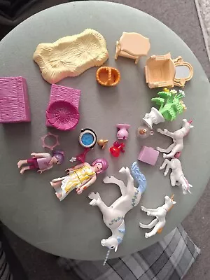 Buy 4 X Playmobil Unicorns Plus Mixed Figures & Accessories. • 7.99£