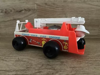 Buy Vintage Fisher Price 1968 Fire Engine Toy With Working Bell 720 • 15.99£