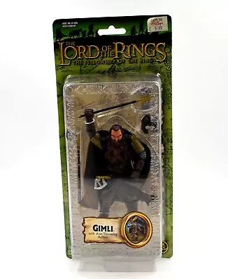 Buy Lord Of The Rings Fellowship Of The Ring - Gimli With Axe Throwing Action Figure • 21.99£