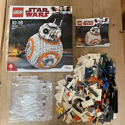 Buy Lego Star Wars BB-8 Set 75187 - 100% Complete, Box & Instructions • 89.99£