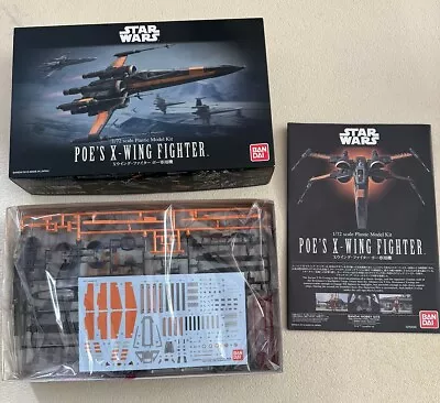 Buy Bandai Poe's T-70 X-Wing Fighter 1/72 Scale Model Kit Star Wars UK • 39.99£