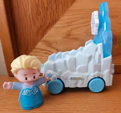 Buy Fisher Price Little People Disney Princess Elsa Parade Float Toddler Playset Toy • 15£