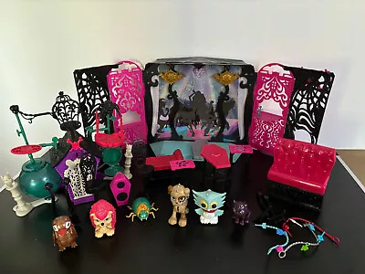 Buy Monster High 13 Wishes DJ Disco Dance Club Pets Watzit Bundle Animals Cat Etc • 45.51£