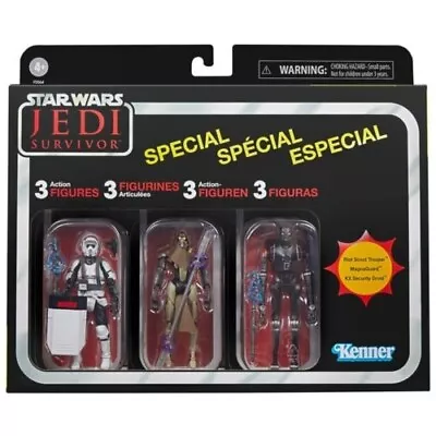 Buy KENNER Star Wars Vintage Collection Gaming Greats Jedi Survivor 3 Figure Pack • 29.99£