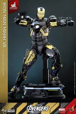Buy New Hot Toys MMS741D61 Iron Man Mark VII Black And Gold Version 1/6 Ready • 565£