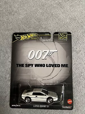 Buy 2024 Hot Wheels Pop Culture 007 James Bond Lotus Esprit S1 • 8.99£