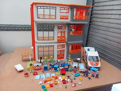 Buy Playmobil 6657 3 Tier Children's Hospital With Ambulance Used / Clearance • 8.50£