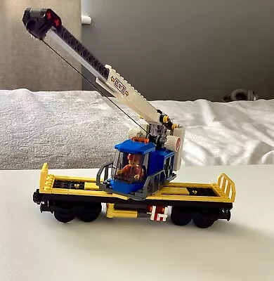 Buy Lego Train City Cargo Freight Crane Wagon Trailer Railway From 60198 • 23.95£