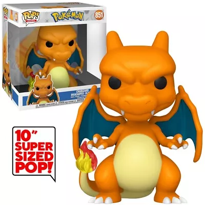 Buy Funko POP! Pokemon Charizard #851 10-Inch Games Vinyl Figure New • 39.99£