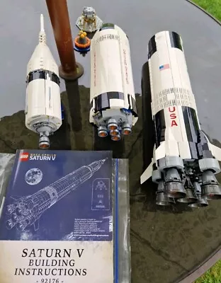 Buy LEGO Ideas: NASA Apollo Saturn V (92176), Retired Set With Instructions & Spares • 75£