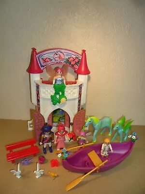 Buy PLAYMOBIL ROYAL CASTLE +BOAT (Unicorns,Accessories,Fairy Figures) • 8.99£