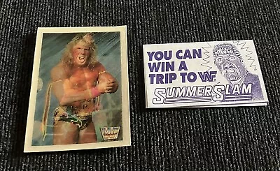 Buy Wwf Hasbro Lenticular Card Ultimate Warrior & SS Ticket • 29.99£