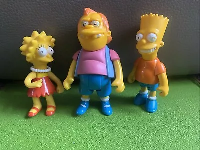 Buy The Simpsons Mattel 1990 Bart Simpson, Lisa & Nelson Figures • 13.99£