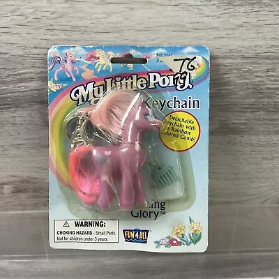 Buy 1988 My Little Pony MORNING GLORY Keychain With Rainbow Comb UnOPENED New • 23.30£