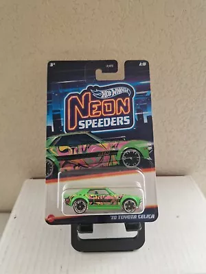 Buy 2024 Hot Wheels Neon Speeders ‘70 Toyota Celica Green A18 • 5.59£