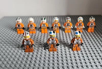 Buy Lego Star Wars X Wing & Y Wing Pilot Minifigure Bundle Genuine • 32.95£