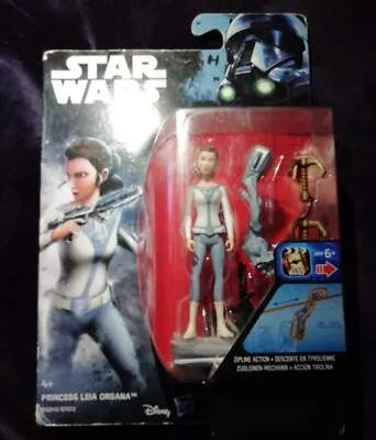 Buy Star Wars Princess Leia Organa Zipline Figure Hasbro Disney *Fast Combined Post* • 5.99£