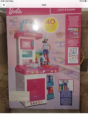 Buy Barbie Kitchen Playset With Light And Sound With Accessories • 25£