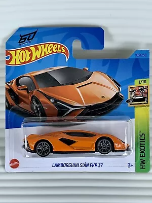 Buy HOT WHEELS 2023 Lamborghini Sian FKP 37 *163/250 HW Exotics *1/10 HKH93 New • 9.95£