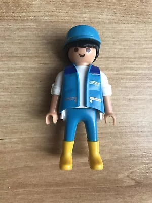 Buy Playmobil Aquarium Figure - Zookeeper City Action Worker Cap Hat Body Warmer • 2.99£