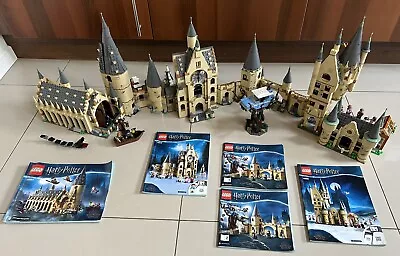 Buy LEGO Harry Potter 4x Set 75953 + 75954 + 75948 + 75969 Hogwarts Castle Joined Up • 299.99£