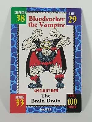 Buy Monster In My Pocket Wrestlers Grapple Card 23 Bloodsucker The Vampire • 1.99£