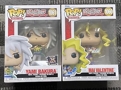 Buy Funko Pop! Animation: Yugioh Mai Valentine / Bakura Set  - New • 13.99£