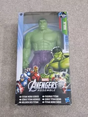 Buy Marvel Avengers Assemble Hulk Action Figure Hasbro Titan Hero Series Boxed  • 15.99£