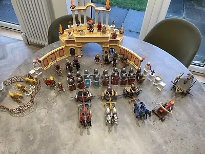 Buy PLAYMOBIL ROMAN COLOSSEUM, GLADIATORS, CHARIOTS & SOLDIERS. (Big Bundle) • 60£