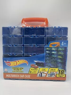 Buy Hot Wheels Multibrick Car Case I Stores Up To 18 Cars I Connects With Tracks • 19.99£