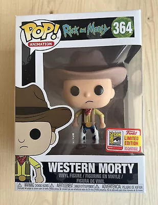Buy Funko Pop! 2018 Rick & Morty - 364 - Western Morty SDCC Exclusive • 101.17£