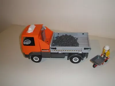 Buy Playmobil Construction - Flat Bed Tipper Truck With Playmobil Rubble. • 14£