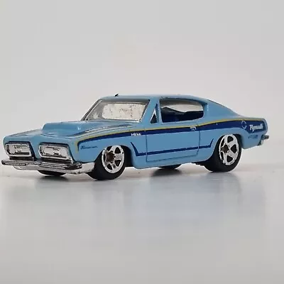 Buy Hot Wheels 3” PLYMOUTH HEMI CUDA 71’ Diecast Pale Blue CAR Model MATTEL • 3.99£