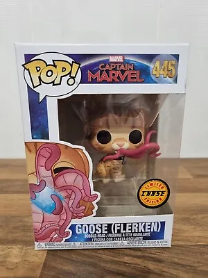 Buy Funko Pop! Marvel Captain Marvel Goose (Flerken) Limited Edition Chase 445 • 15.99£