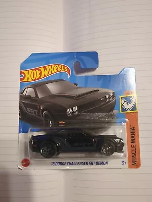 Buy HOT WHEELS 2023 '18 DODGE CHALLENGER SRT DEMON (Combine Postage ) • 6.99£