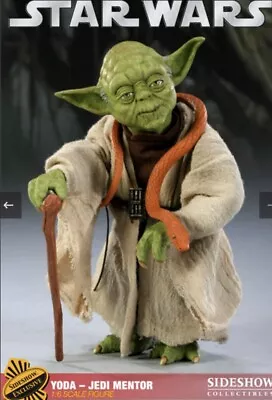 Buy Star Wars Yoda Jedi Exclusive 12   1/6 1000251 New Sealed Sideshow • 420.68£