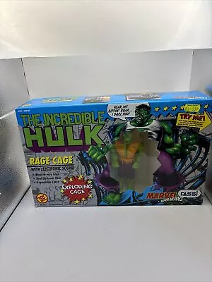Buy The Incredible Hulk   Rage Cage   1991  Marvel Toy Biz Original Packaging • 140£
