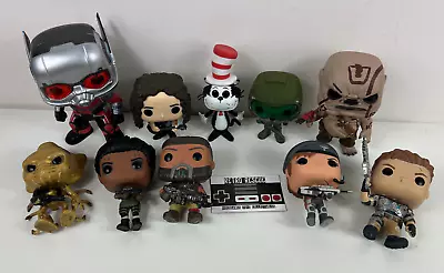 Buy Funko Figure Bundle X10 Lot Cat Hat Dr Seuss Ant-Man Gears Of War Def Leppard • 29.99£