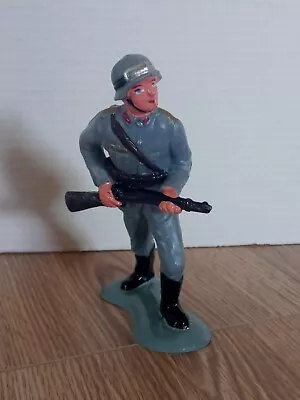 Buy MARX Toys 6 Inch Hard Plastic Factory Painted German Soldier #3 V/G Condition!!! • 13.98£