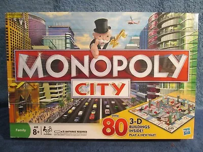 Buy HASBRO MONOPOLY CITY EDITION 3D BUILDINGS - Board Game/Family, Classic, Sp.C • 9.95£