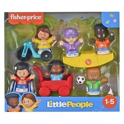 Buy Little People Set Of 6 Diverse Figures Play For All 4 Accessories Fisher-Price • 18.97£