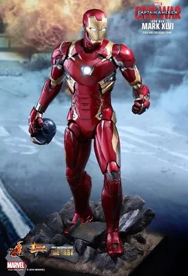 Buy 1/6 Hot Toys Civil War Mms353d16 Iron Man Mk Xlvi Diecast - Sealed Cardboard Box • 959.39£