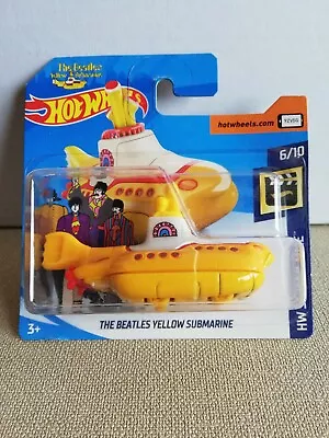 Buy Hot Wheels The Beatles Yellow Submarine Hw Screen Time 2018 • 7.99£