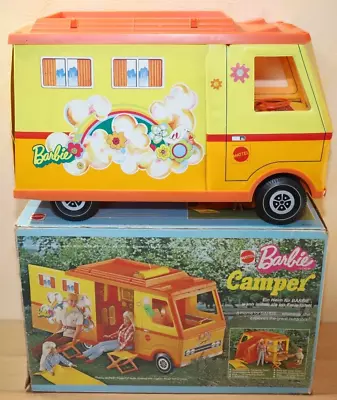 Buy Mattel Barbie 1974 Camper With Box, Original Packaging (Incomplete) • 70.71£