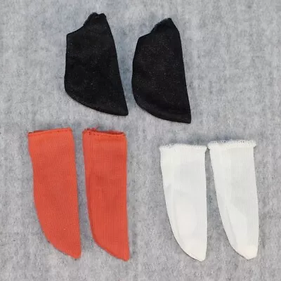 Buy BARBIE KEN MATTEL Vintage 1980s Doll Orange Black White Socks Lot • 13.10£