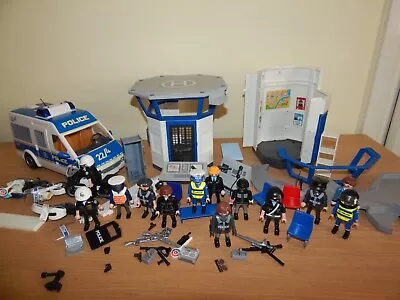 Buy Playmobil Police Bundle With Van, Figures And Playset Accessories • 20£
