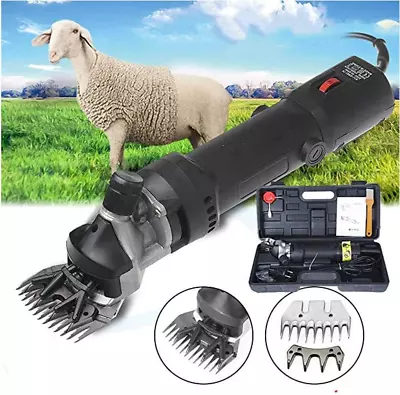 Buy Powerful Electric Sheep Shearing Clippers Shears Animal Wool Sheep Cut Goat Pet • 88.54£